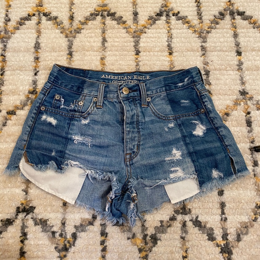 High rise shorts